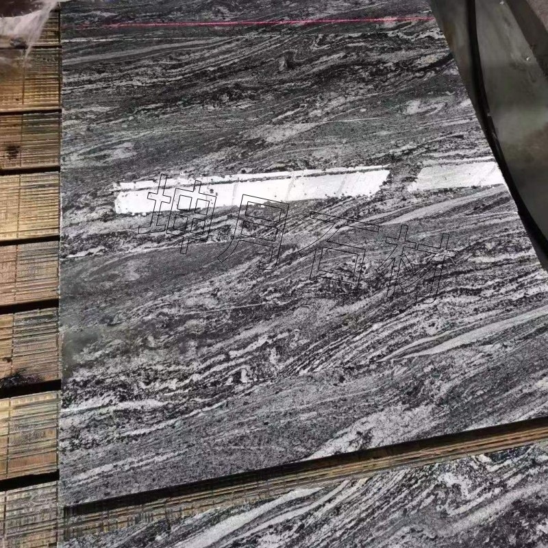 Langtao Sand granite stone, marble, iridescent Mosaic fire, courtyard floor paving stone, grey dry-hung board, snow wave stone Specification drawing