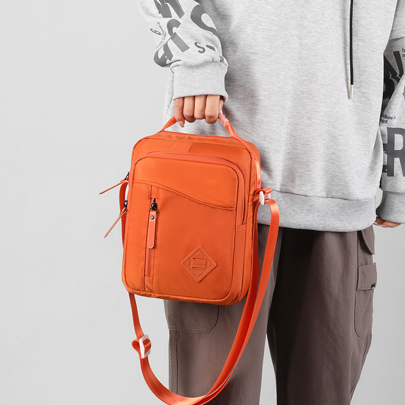 New cross-border men's single-shoulder bag, men's bag, business casual vertical bag, small backpack, travel single-shoulder crossbody bag Specification drawing