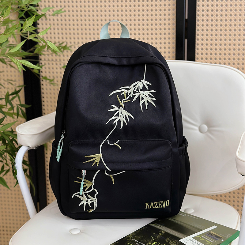 New Chinese-style schoolbag, a lightweight backpack for girls to travel, a backpack for college students, junior high school and senior high school girls to go out details Picture