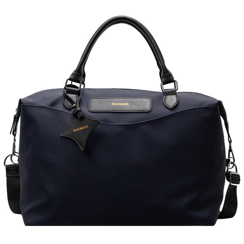 New trendy and fashionable fitness bag for men and women, simple and large-capacity set, handle luggage bag, crossbody carry-on travel storage bag Item Picture