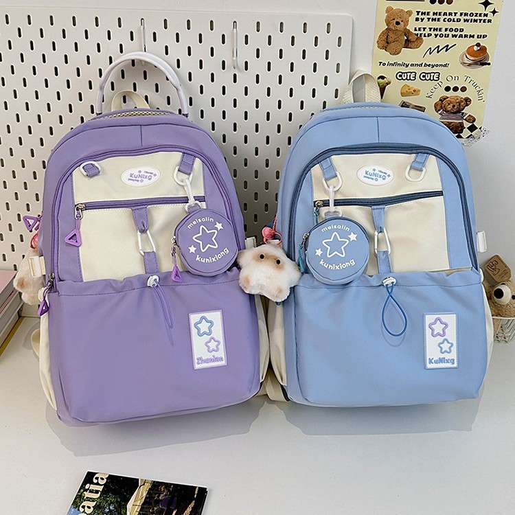 Korean-style ins forest-themed schoolbag is versatile and has a high level of appearance. It's a cute and large-capacity backpack for middle school students details Picture