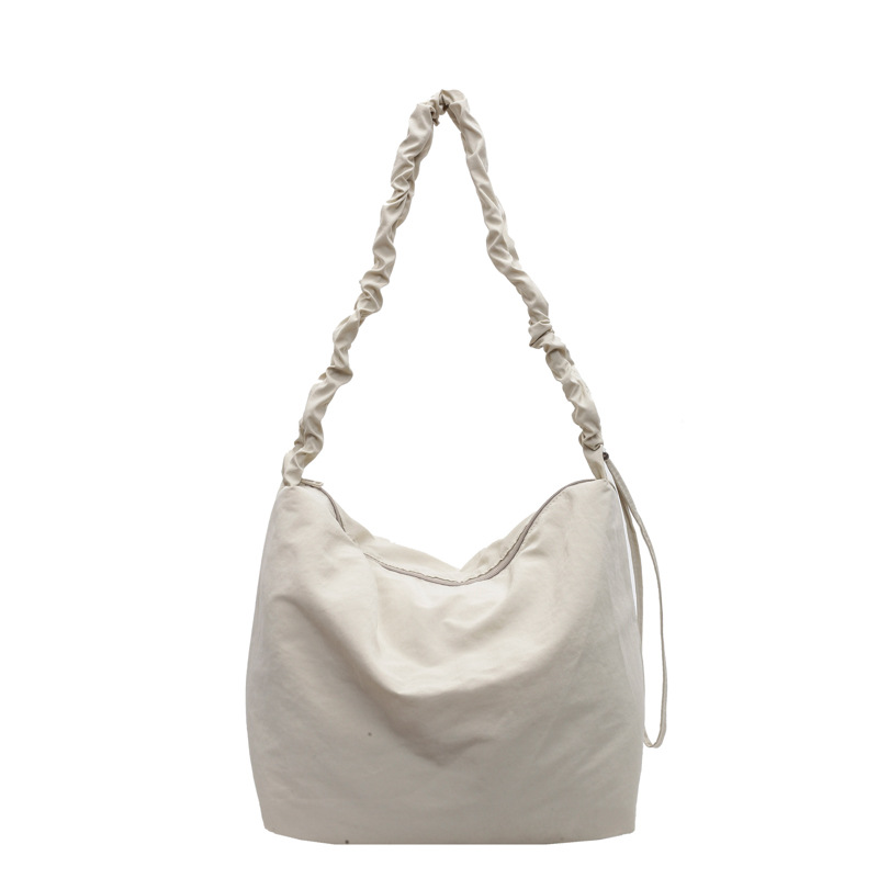 Retro workwear nylon Korean-style large-capacity casual single-shoulder crossbody bag with a laid-back style, unisex bag Item Picture