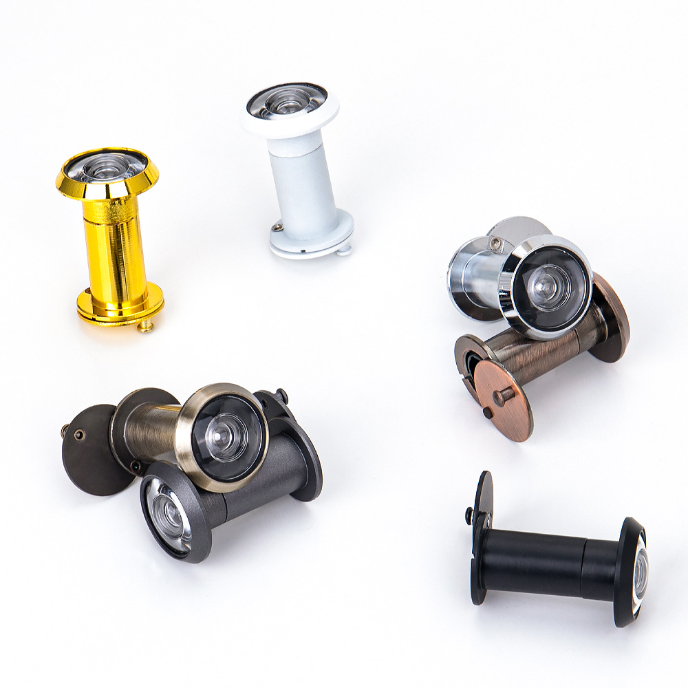 Factory direct sales of zinc alloy door eye, apartment high-definition thickened door mirror, sheep eye, hotel anti-picking adjustable anti-theft door, cat eye Application Scenario