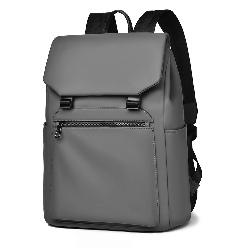 A new cross-border backpack for men with a high-end feel, a large-capacity commuting computer bag, and a trendy, simple and casual travel bag Item Picture