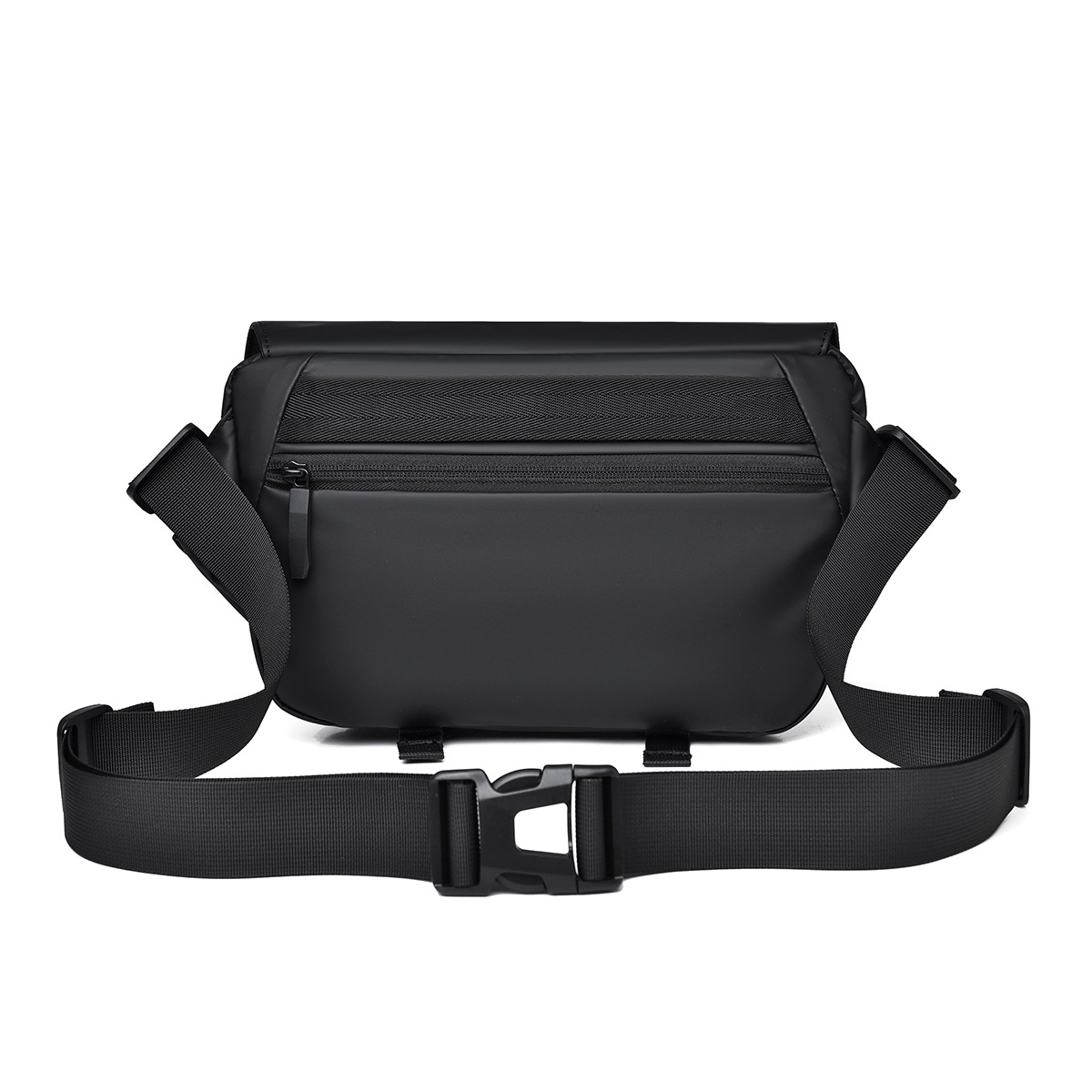The new men's crossbody bag exudes a sense of high-end functionality. It's a trendy cycling backpack, a sports single-shoulder bag, and a simple and casual chest bag Specification drawing