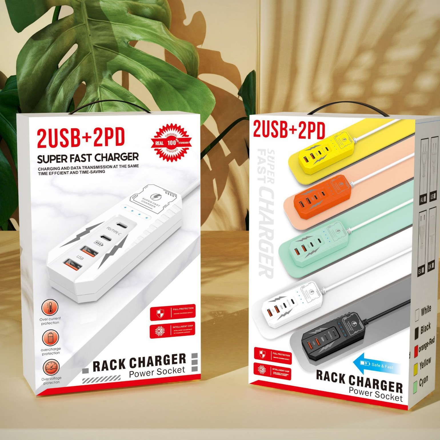 This mobile phone charger, power strip, multi-port PD charger, type-c cable, universal usb extension cable, dual pd, Mecha Wind 3.1 details Picture