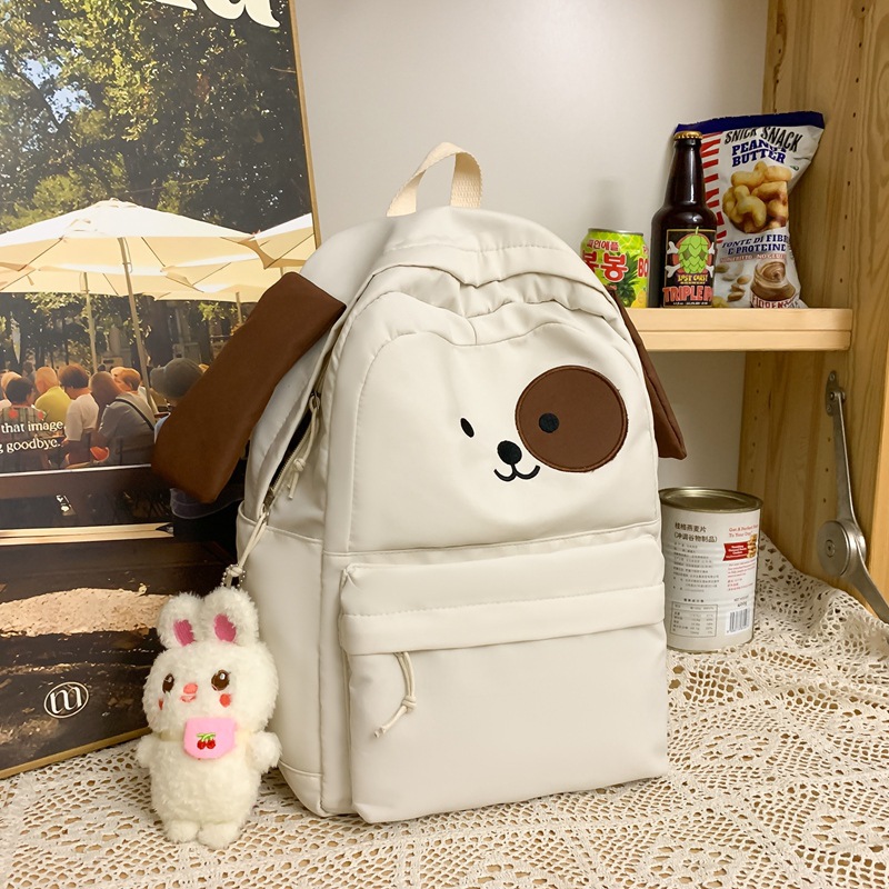 Schoolbag for junior high school girls, backpack for senior high school students, travel bag for college students, large capacity, new cartoon style, new backpack details Picture