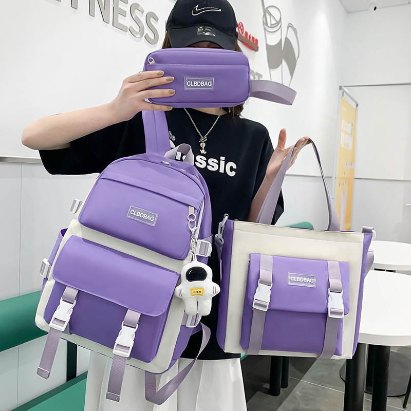 2023 New schoolbag for girls, junior high school students, primary school students from grades three to four, five and six, lightweight backpacks with large capacity details Picture