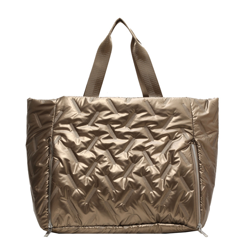 Large-capacity handbag for women, 2024 winter new retro casual shoulder bag, fashionable tote bag, commuter women's bag Item Picture