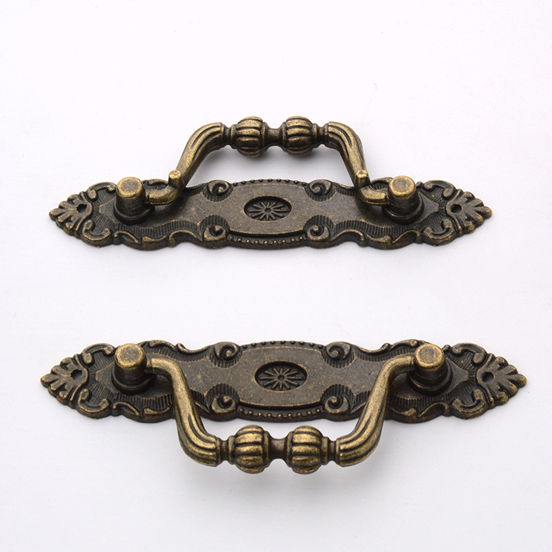 European-style drawer handle, retro and simple cabinet door, cabinet handle, antique bronze wooden box, wooden box handle Application Scenario