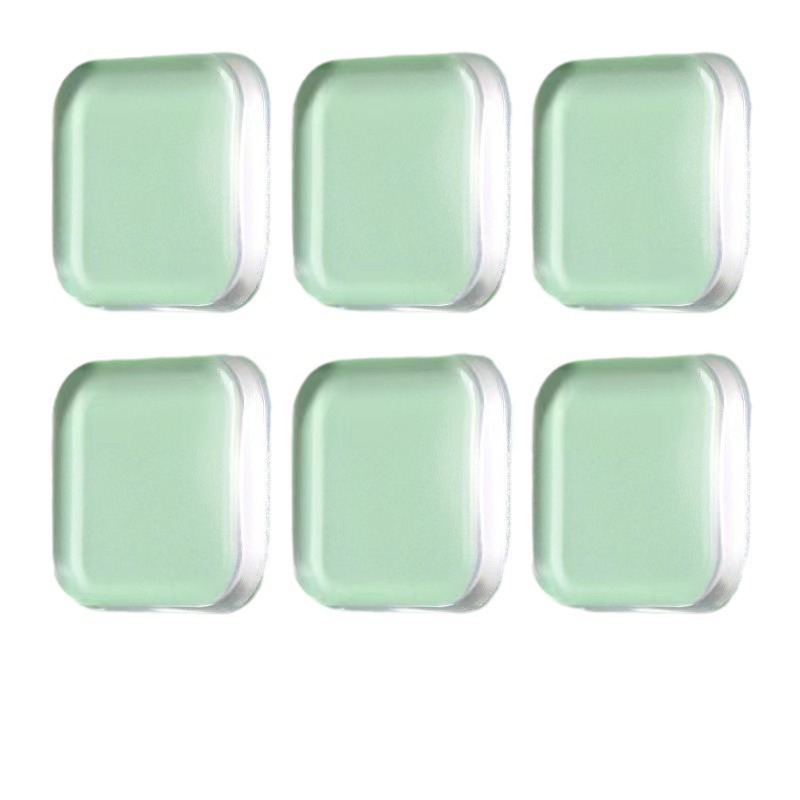 New transparent door guard, anti-collision pad, thickened door handle, silent door stop, silicone buffer, refrigerator door wall sticker, door stop Item Picture