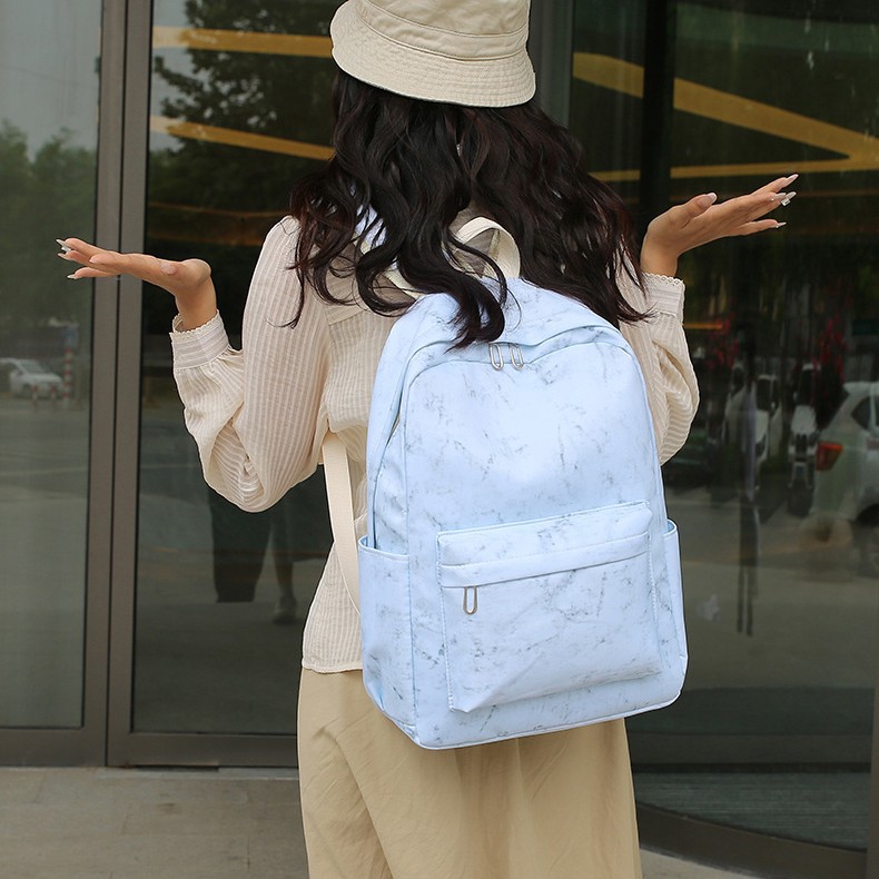 The cross-border wholesale trend of the 2025 new student large-capacity schoolbag, women's tie-dyed casual backpack and fashionable backpack Application Scenario
