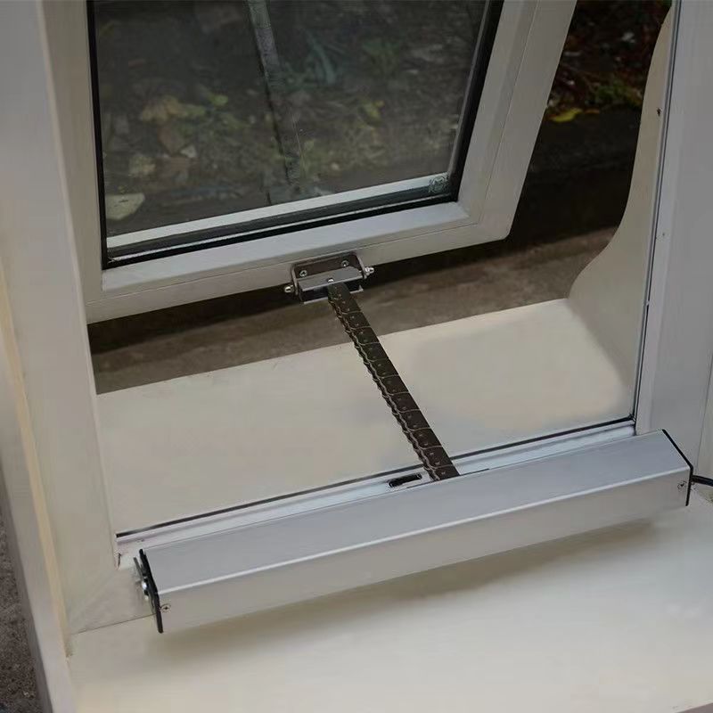 Electric chain window opener, remote intelligent control, automatic opening and closing of Windows, specially designed for kitchen fire smoke exhaust window projects Specification drawing