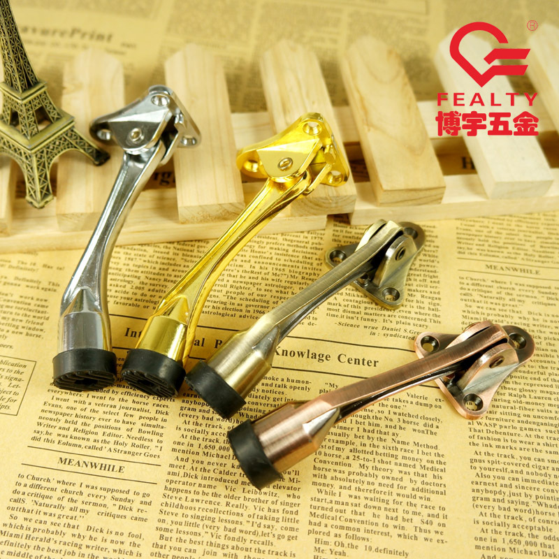Foot pedal door, zinc alloy door brake, door fixator, fixed at any Angle, foot pedal door, door support, door collision resistance Application Scenario