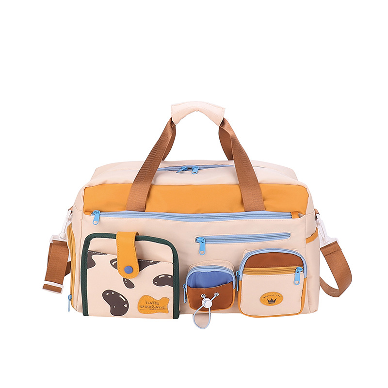 Fashionable single-shoulder crossbody fitness bag, large-capacity short-distance business trip luggage bag, dry and wet separated swimming training bag Item Picture