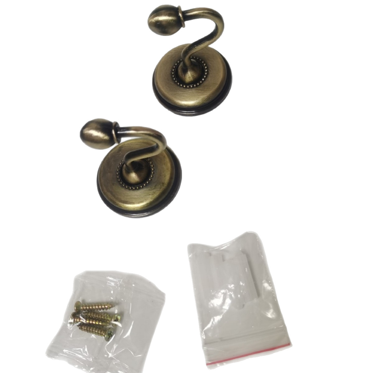 Cross-border new curtain, coat and hat hook, hook accessory factory direct sales aluminum alloy S wall hook, wall hook A19 Item Picture
