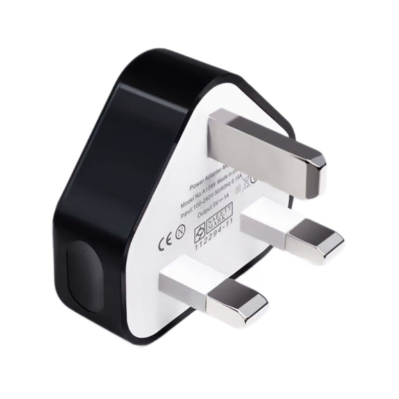 5V1A British standard adapter charger, electronic product 3c digital charging head, usb port socket, mobile phone charger Item Picture