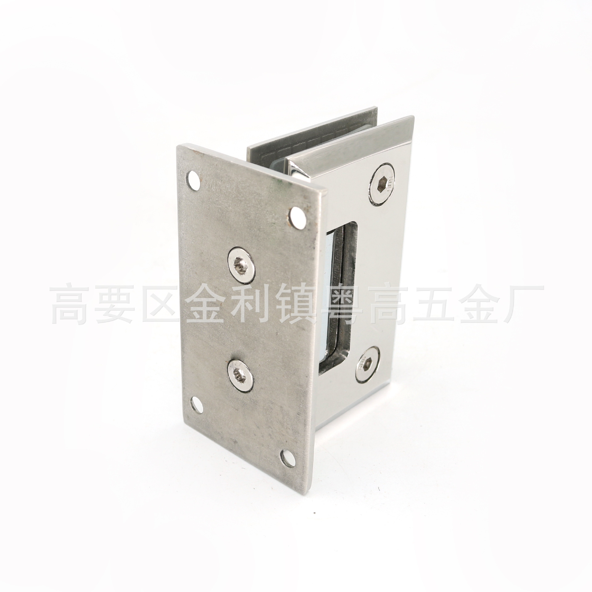 Factory wholesale of precision cast stainless steel 90° glass hardware accessories, welding clamps, beveled glass clamps, shower room bathroom clamps details Picture