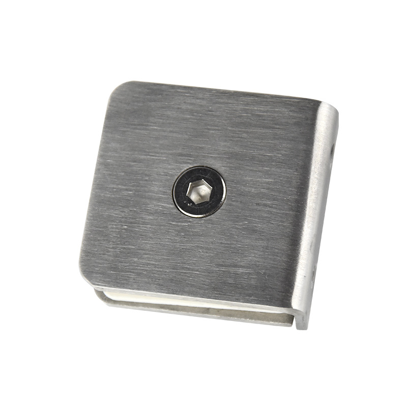 Shower room hinges, square stainless steel glass clamps, bathroom hardware accessories, partitions, hotel fixed clamps, factory direct sales Application Scenario