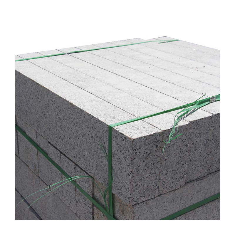 Road right-angle five-flower road curbstone, granite curb stone, horse curb stone, machine-cut road rock, edge stone manufacturer Item Picture
