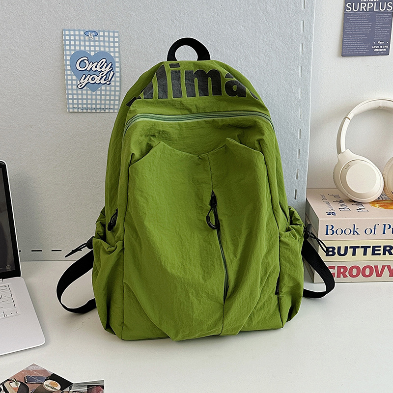 This is an Instagram niche, lightweight, water-resistant backpack for high school students, both male and female, with large capacity for sports and outdoor backpacks details Picture