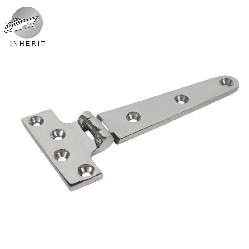 316 stainless steel 152*75*4.5 T-shaped hinges 100*54*4.8/200 cast cabinet glass door hinges Specification drawing