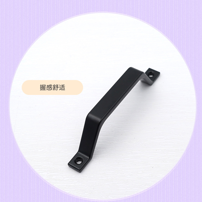 Original manufacturer's exposed home aluminum alloy sliding doors, cabinets, barn doors, drawers, wardrobes, simple solid sliding door handles Application Scenario
