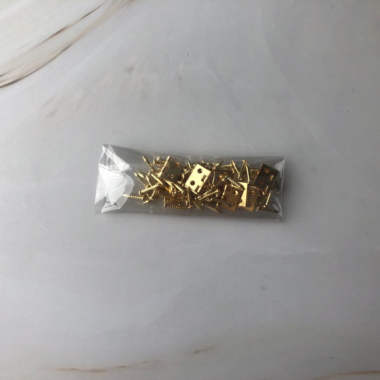 4-hole small hinges, 8*10 small hinges, mini hinges (20 hinges wrapped with 80 nails) details Picture