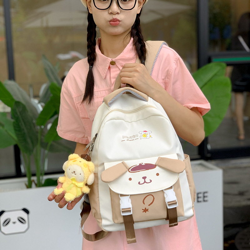 Cross-border teenage girls, niche junior and senior high school girls, cute and large-capacity student backpacks, backpacks for spine protection and travel Application Scenario