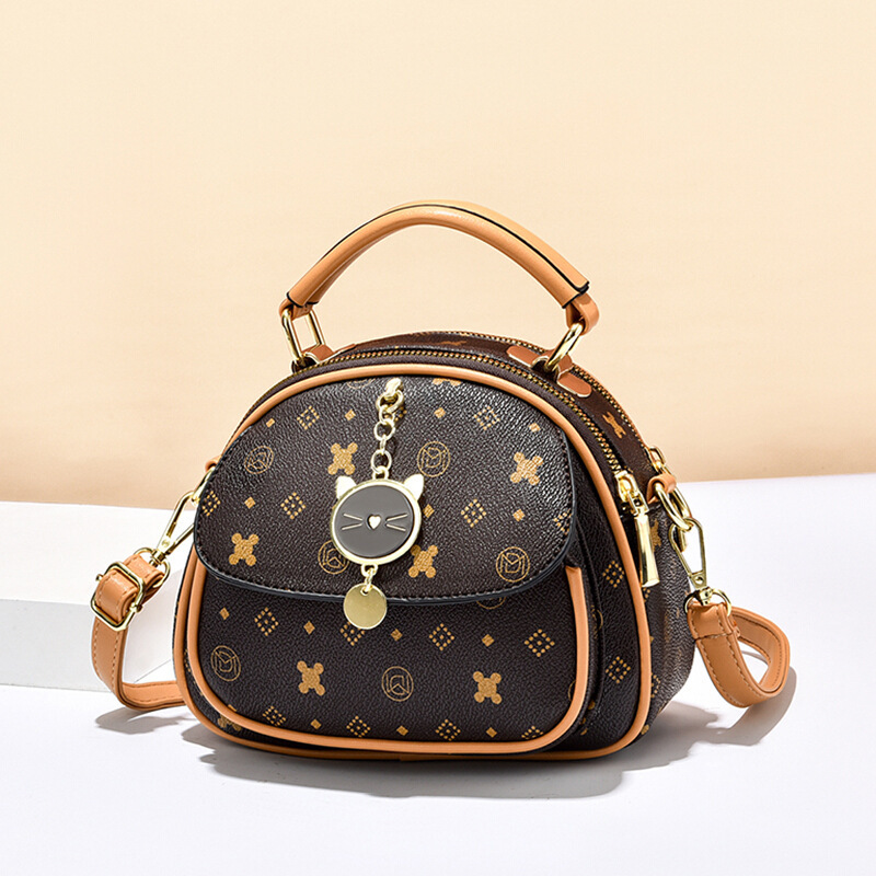 The new printed cartoon women's bag with multiple layers is a super popular single-shoulder bag for women to carry diagonally Specification drawing