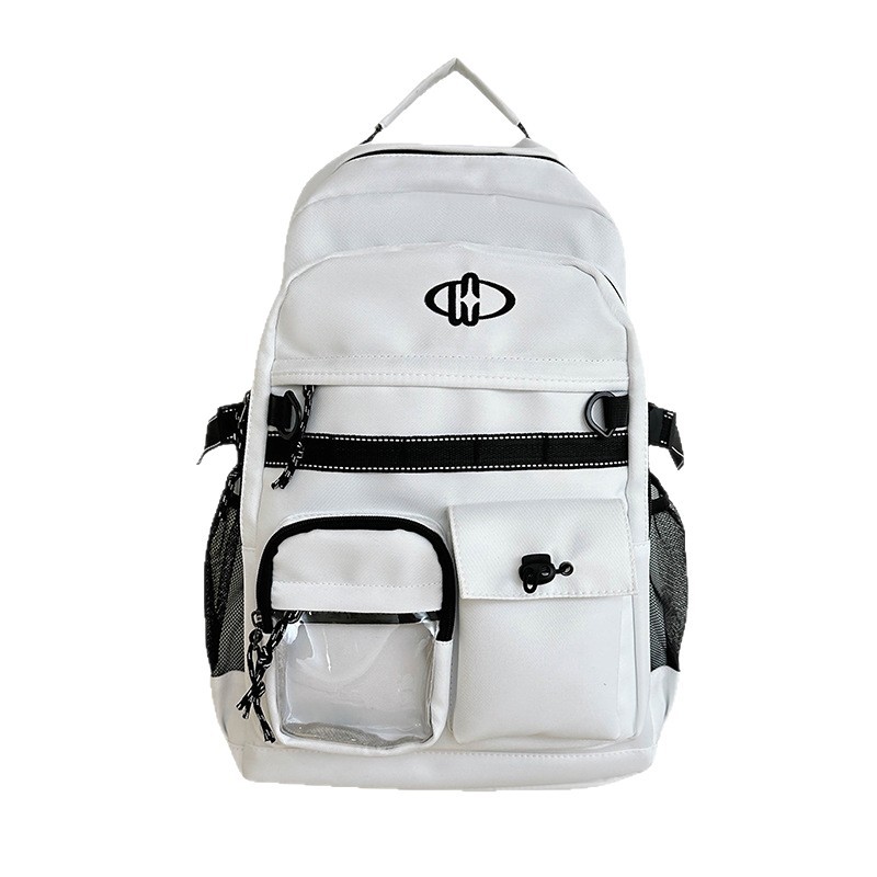 High-appearance-level schoolbag for female students, Korean version durable large-capacity backpack, retro backpack for primary, junior high and senior high school students Item Picture