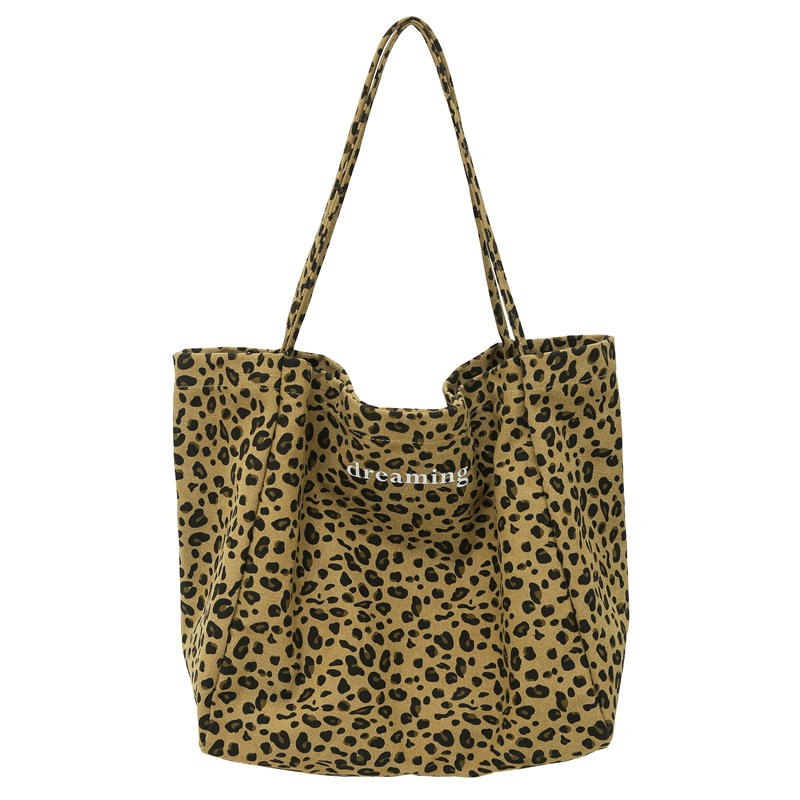 2024 Early autumn new Korean-style fashionable canvas bag, single-shoulder bag, ins style, large capacity, artistic and laid-back style cloth bag for women Item Picture