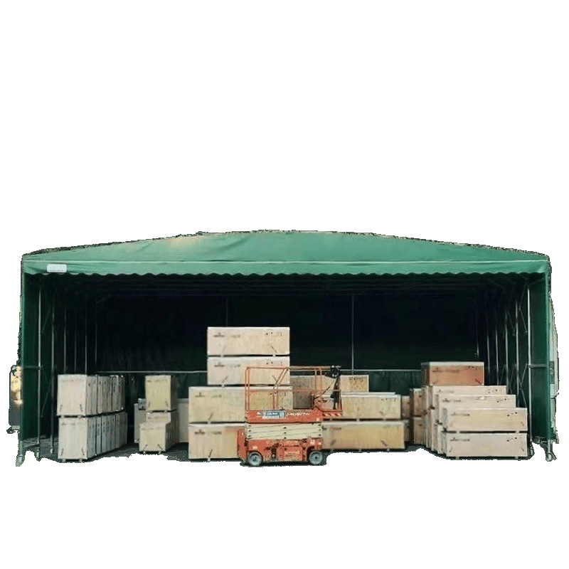 Wholesale of mobile sliding awnings, large outdoor activity tents, warehouse food stalls, night market awnings, retractable sunshades Item Picture