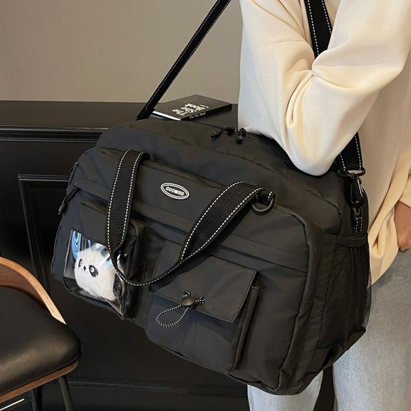New casual multi-functional large-capacity outdoor sports bag, suitable for both men and women, short-distance travel bag, lightweight hand-carry and crossbody details Picture