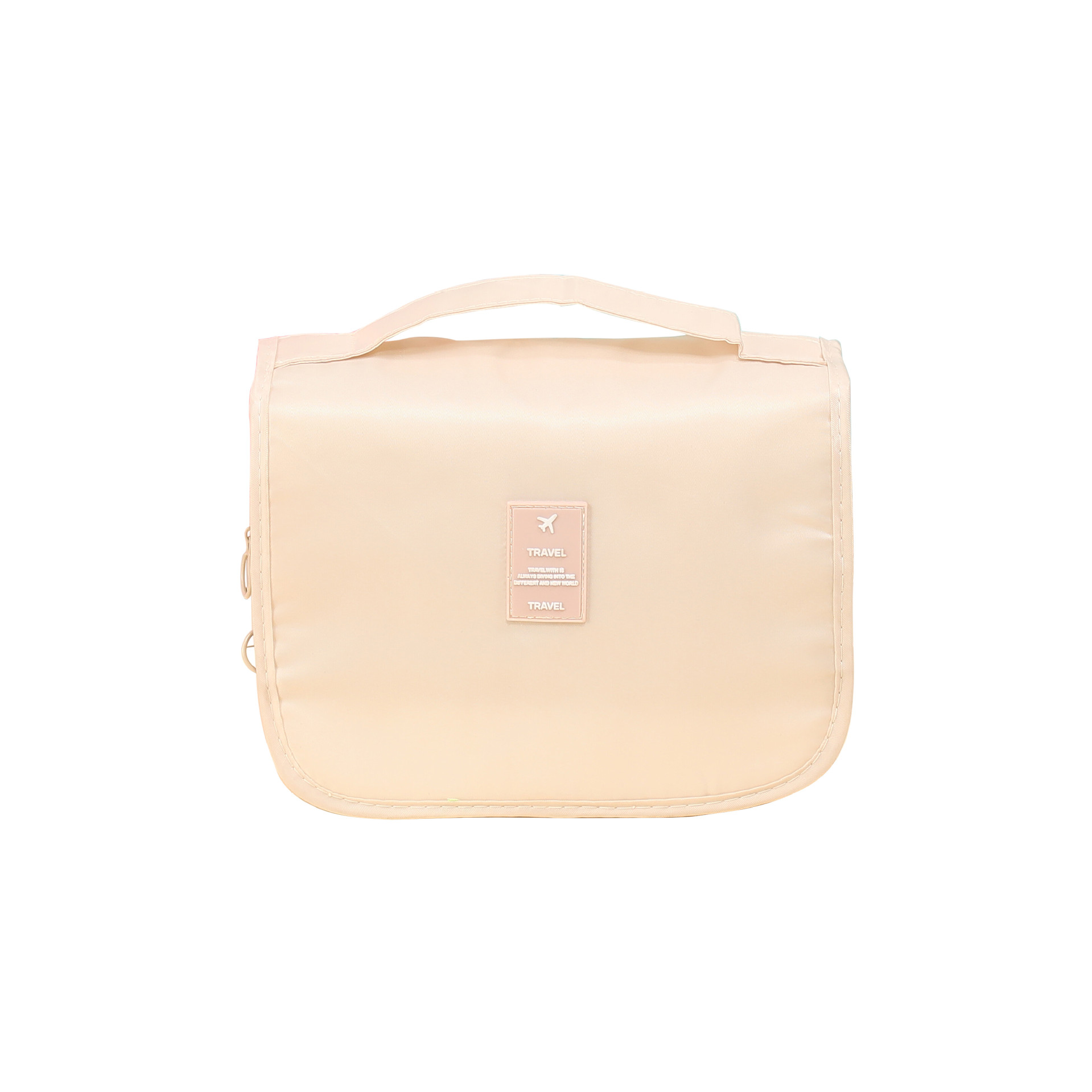 Travel hook toiletry bag, portable toiletry bag, large capacity, high appearance level makeup bag, simple makeup bag wholesale Item Picture