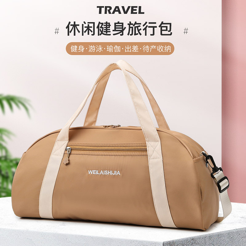 Japanese-style casual travel bags for women, short-distance lightweight swimming fitness bags, yoga bags, student class training bags for men full figure