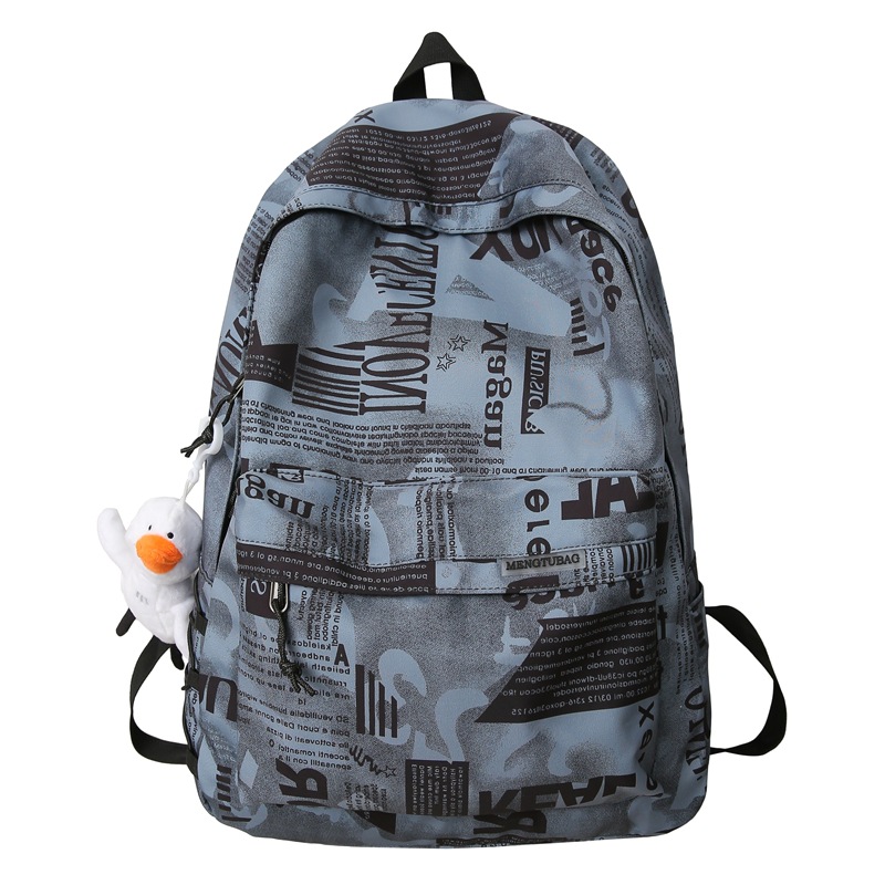 A new 2024 personalized graffiti backpack for middle school students, a Japanese trendy brand travel backpack for college students and couples Item Picture