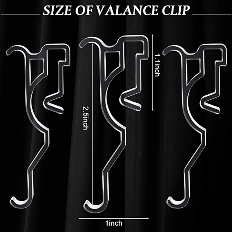 Cross-border wholesale and retail of 2.5-inch 10-piece Venetian blinds, curtain accessories, trim clips, vertical curtain trim accessories Application Scenario