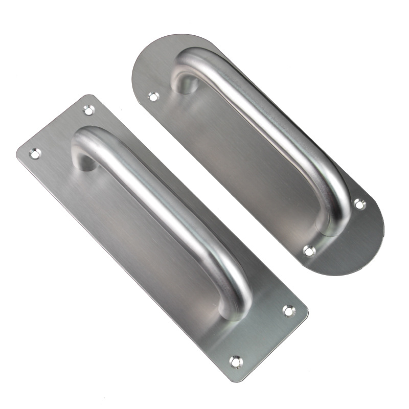 Meiboxi stainless steel sliding door handle, fireproof fire door, passage door sliding handle, escape door handle Item Picture