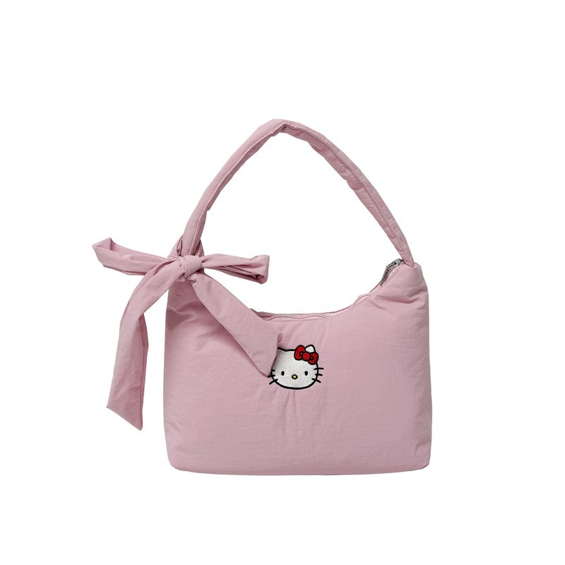 Bow bag for women 2024 autumn/Winter new underarm bag, cute and versatile shoulder bag, large-capacity commuter tote bag Item Picture