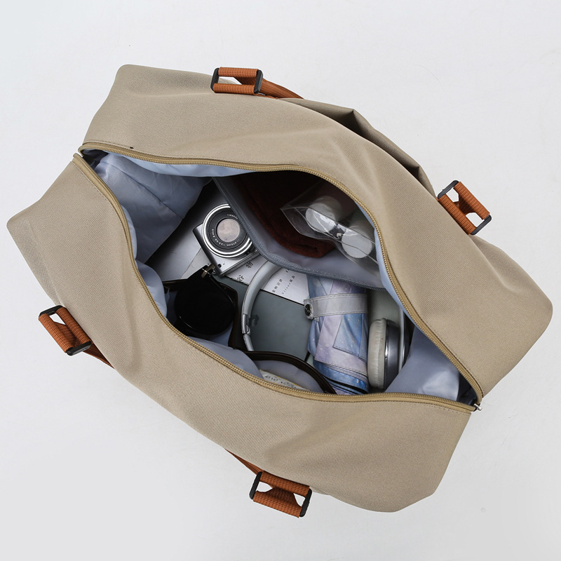 Short-distance color-blocking business trip bags for men and women, dry and wet separation yoga training bags, sports bags, letter swimming and fitness bags Specification drawing