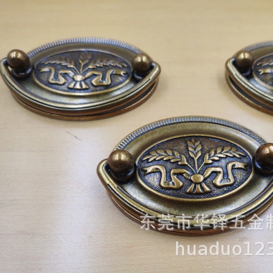 Furniture accessories: antique pull rings, wardrobe drawers, shoe cabinets, lifting ring handles, wheat ear lifting ring handles details Picture