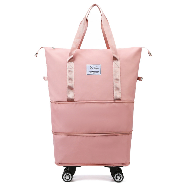 Wheel bag, travel bag, checked bag, dry and wet separation, detachable and expandable wheels, five colors, large capacity full figure