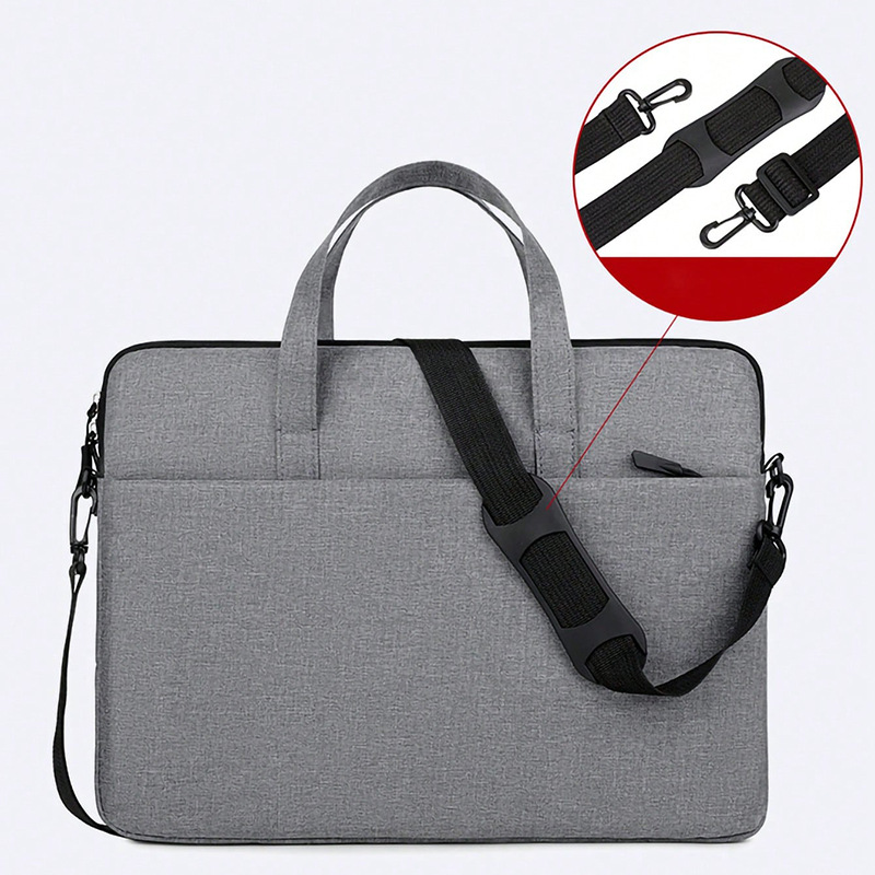 New fashionable and lightweight inner bag, hand-held inner bag, 14-inch and 13-inch single-shoulder laptop bag, gift bag Item Picture