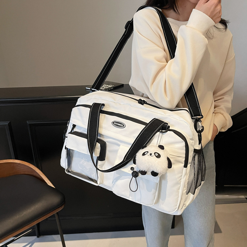Business travel bags for women, large-capacity hand-held light luggage storage bags, casual dry and wet separated sports and fitness bags for men full figure