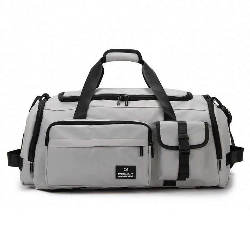 A new cross-border workwear-style multi-functional travel bag that can be used for both shoulders or one shoulder, a crossbody bag, and a dry and wet separated hand-held travel bag Item Picture
