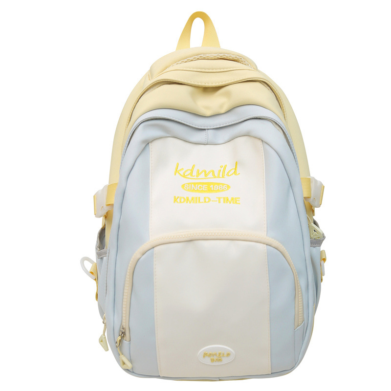 Japanese-style ins casual backpack for college students, a retro schoolgirl style backpack for girls, and a lightweight schoolbag for junior and senior high school students Item Picture