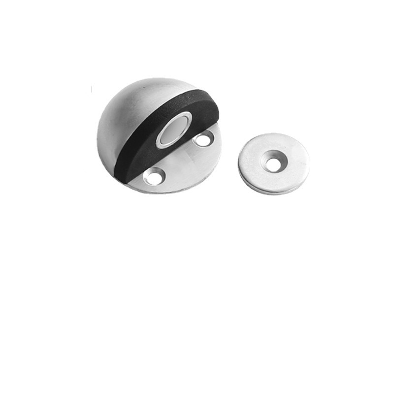 Non-perforated door, anti-collision door stop, rubber glass door for bathroom, buffer limit device for floor, strong magnetic door for bedroom Item Picture