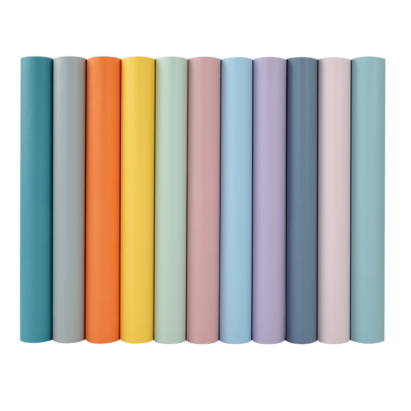 Self-adhesive wallpaper, Morandi solid color waterproof wall stickers, dormitory wall decoration stickers, bedroom wallpaper, background wall, warm and cozy Item Picture