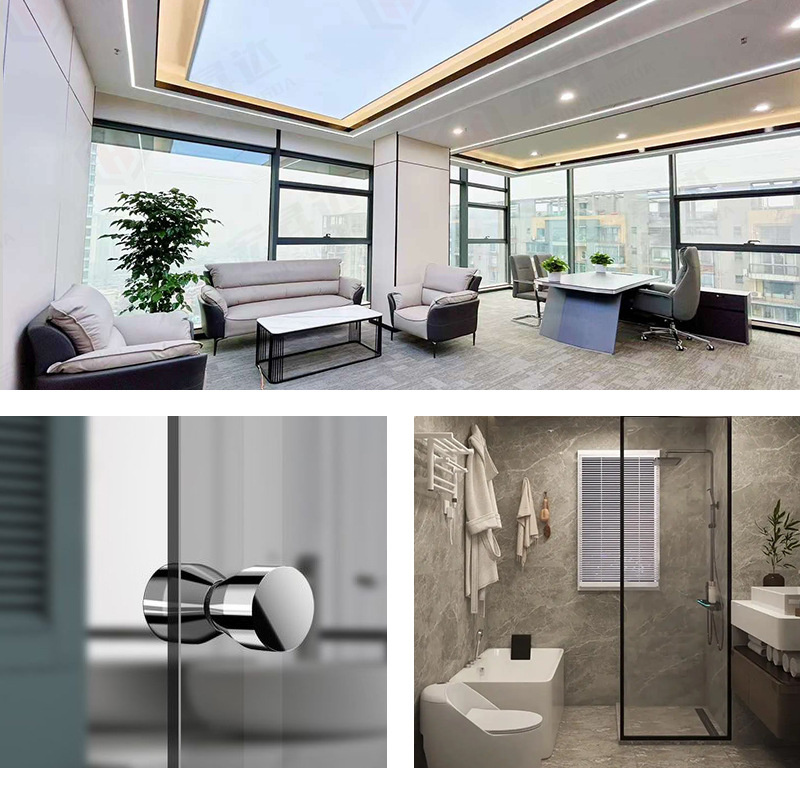Direct sales of bathroom exposed small handle, 304 stainless steel mirror-polished single-hole solid small handle, shower room handle Specification drawing